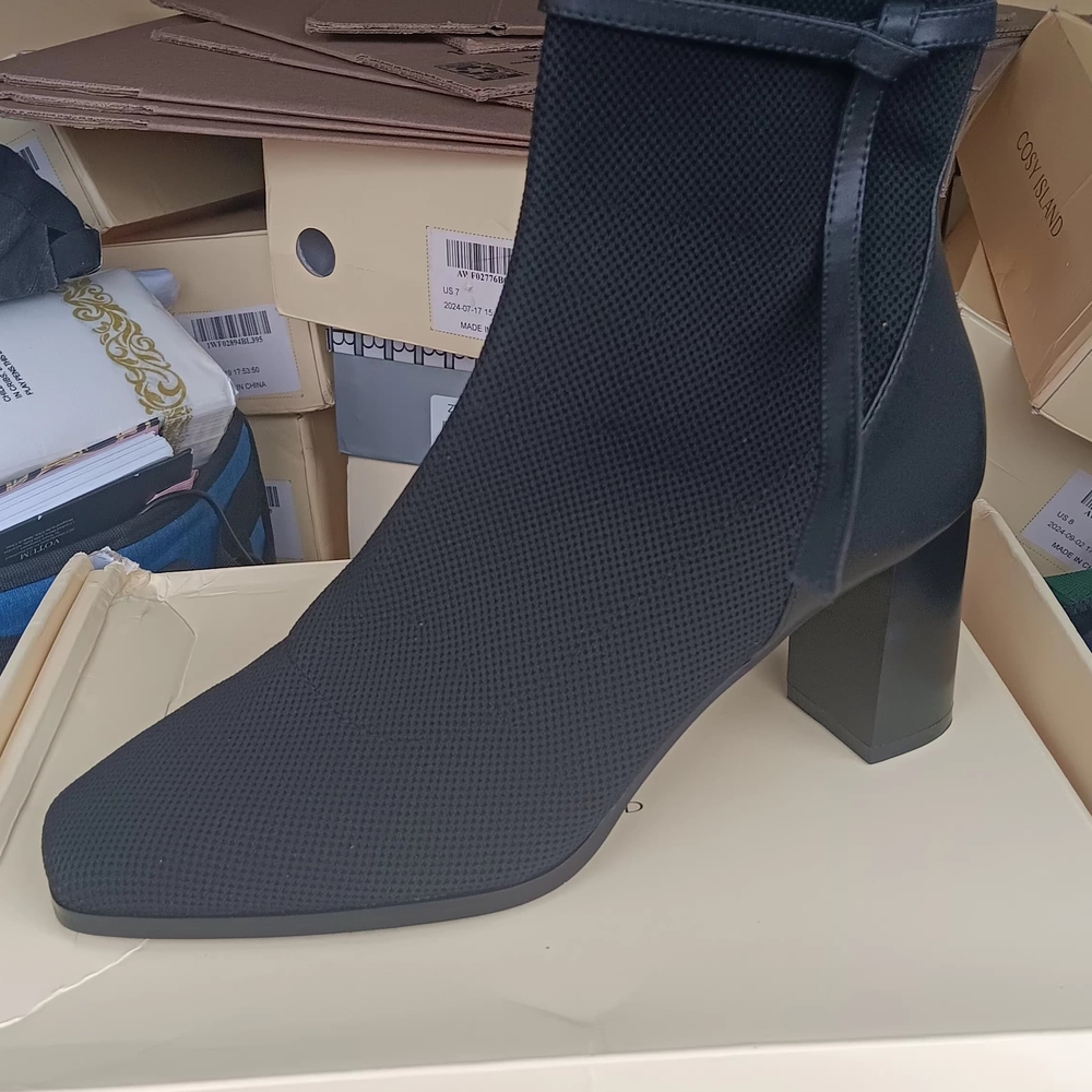 Chic Black Heeled Boots